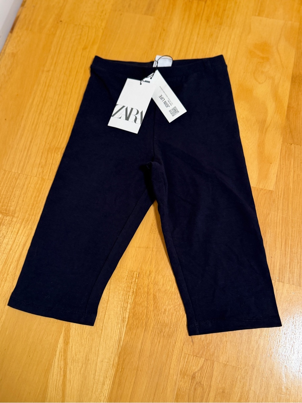 NWT Zara Kids Black Capri Leggings